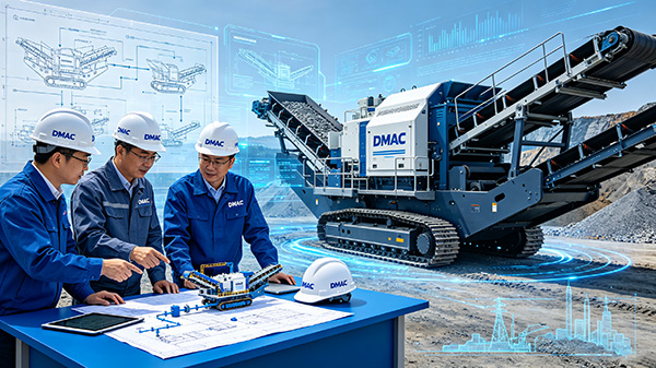 Mining and mineral processing with crushing equipment